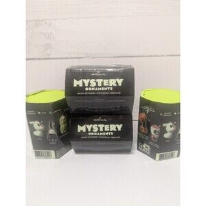 Lot Of 4- 2025 Nightmare Before Christmas Hallmark Mystery Blind Box Ornaments